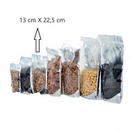 Kilitli Doypack Şeffaf Alüminyum 8.5x15x3,5 Cm 50 Adet