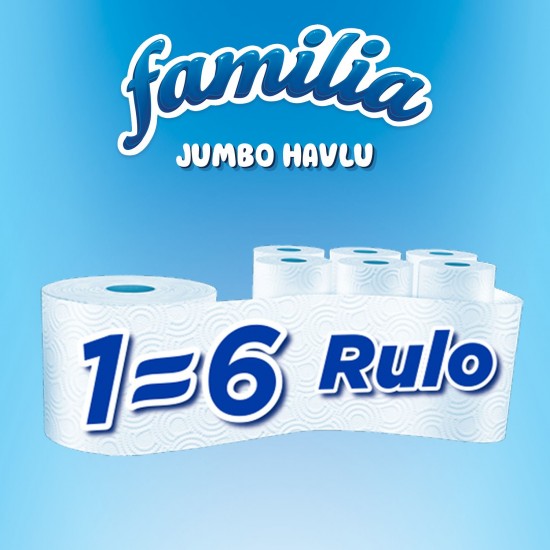 Familia Jumbo Havlu 1 Rulo=6 Rulo